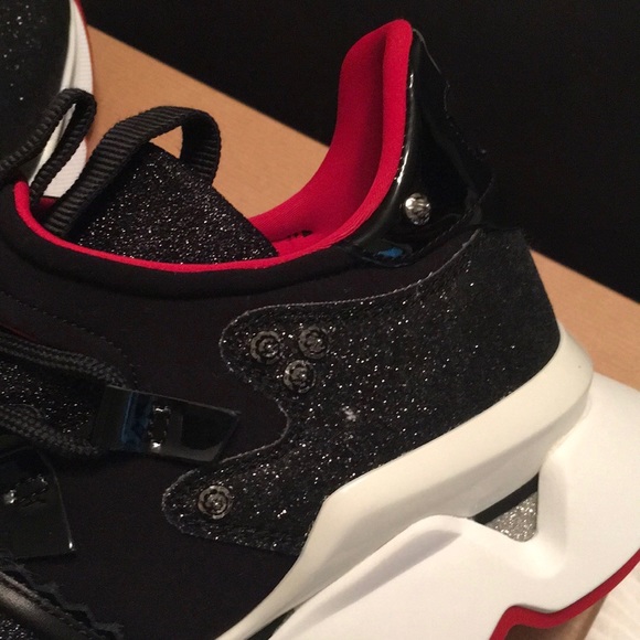 BNIB Christian Louboutin Donna Glitter Sneakers..Size 39...Proof of purchase - Picture 4 of 16